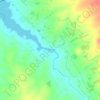 Rooikoppies Dam topographic map, elevation, terrain