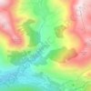 Bagergue topographic map, relief map, elevations map