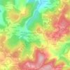 Cesuras topographic map, relief map, elevations map