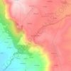 Alto da Rodicio topographic map, relief map, elevations map