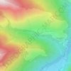 Moron topographic map, relief map, elevations map