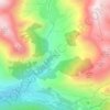 Bagergue topographic map, relief map, elevations map