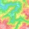 A Mera topographic map, relief map, elevations map