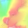 Scandinavian Mountains topographic map, relief map, elevations map