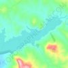 Lago Garcia topographic map, relief map, elevations map