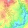 Coles topographic map, relief map, elevations map