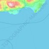 Almeria topographic map, relief map, elevations map