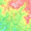 Melide topographic map, relief map, elevations map