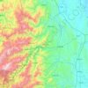 Kalinga topographic map, elevation, relief