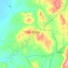 Prado del Rey topographic map, relief map, elevations map
