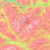Dovrefjell topographic map, relief map, elevations map