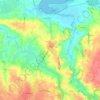 Plouider topographic map, elevation, relief