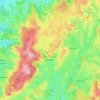 Martigny-le-Comte topographic map, elevation, relief