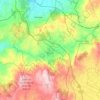Allariz topographic map, relief map, elevations map