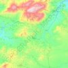 Huelma topographic map, relief map, elevations map