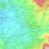 Granada topographic map, relief map, elevations map