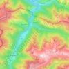Canejan topographic map, relief map, elevations map