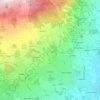 Pedara topographic map, relief map, elevations map