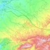 Garrigues topographic map, relief map, elevations map
