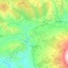 Bronte topographic map, relief map, elevations map