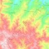 Montalbano Elicona topographic map, relief map, elevations map