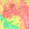 Yvias topographic map, elevation, relief