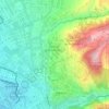 San Ildefonso topographic map, relief map, elevations map