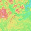 Bancroft topographic map, relief map, elevations map