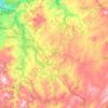 Lalín topographic map, relief map, elevations map