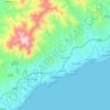 Estepona topographic map, relief map, elevations map