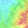 Taradell topographic map, relief map, elevations map