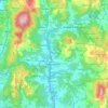 Ponteareas topographic map, relief map, elevations map