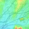Montmeló topographic map, relief map, elevations map