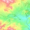 Zurgena topographic map, relief map, elevations map