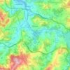 Cambre topographic map, relief map, elevations map