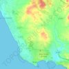 Rota topographic map, relief map, elevations map