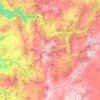 Monfero topographic map, relief map, elevations map