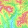 Istán topographic map, relief map, elevations map