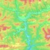 Ripoll topographic map, relief map, elevations map