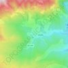 Argeș topographic map, relief map, elevations map