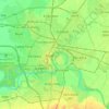 Arad topographic map, relief map, elevations map