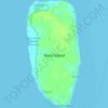 Naro Island topographic map, elevation, relief
