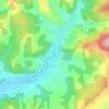 Hunedoara topographic map, relief map, elevations map