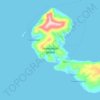 Homonhon Island topographic map, elevation, relief