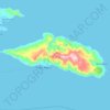 Rapu Rapu Island topographic map, elevation, relief
