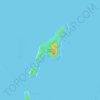 Dicoyan Island topographic map, elevation, relief
